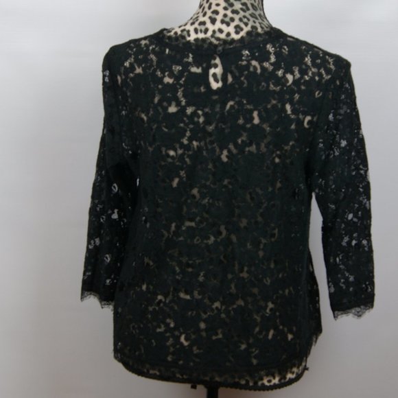 Talbot black lace top - Picture 6 of 11